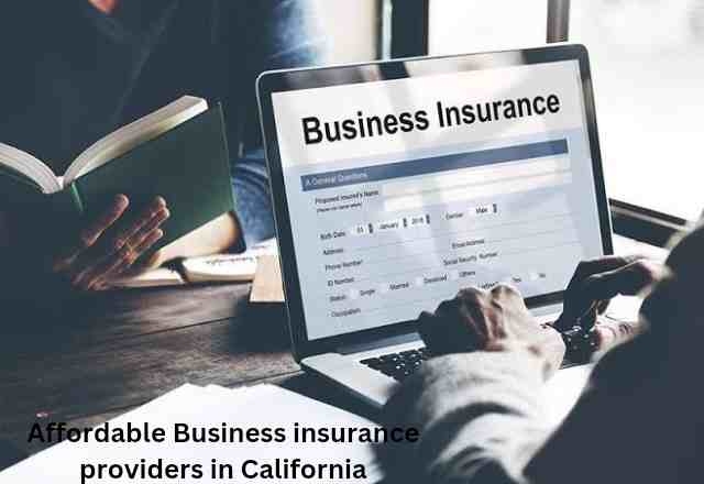 Affordable Business insurance providers in California